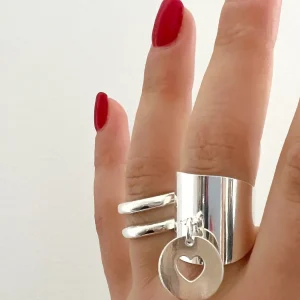 Musardise Bague Large Coeur< Bagues