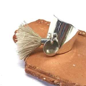 Musardise Bague Large Pompon (Divers Coloris)< Bagues