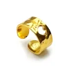 Musardise Bague Martelee Coeur Doree< Bagues