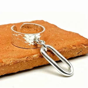 Musardise Bague Martelee Pendentif Ricky< Bagues