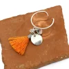 Musardise Bague Pompon Orange< Bagues