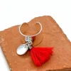 Musardise Bague Pompon Rouge< Bagues