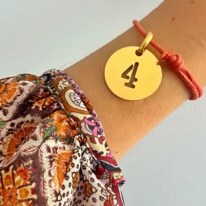 Musardise Bracelet Chiffre Dore< Bracelets