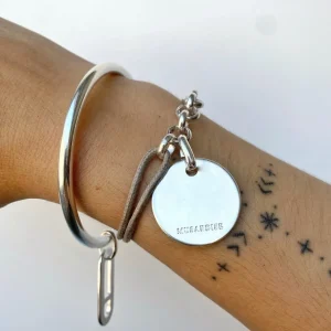 Musardise Bracelet Demi-Chaine Grande Medaille< Bracelets