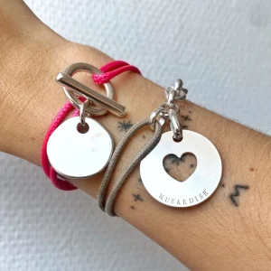 Musardise Bracelet Demi-Chaine Grand Coeur< Bracelets