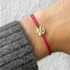 Musardise Bracelet Fin Strass Dore< Bracelets