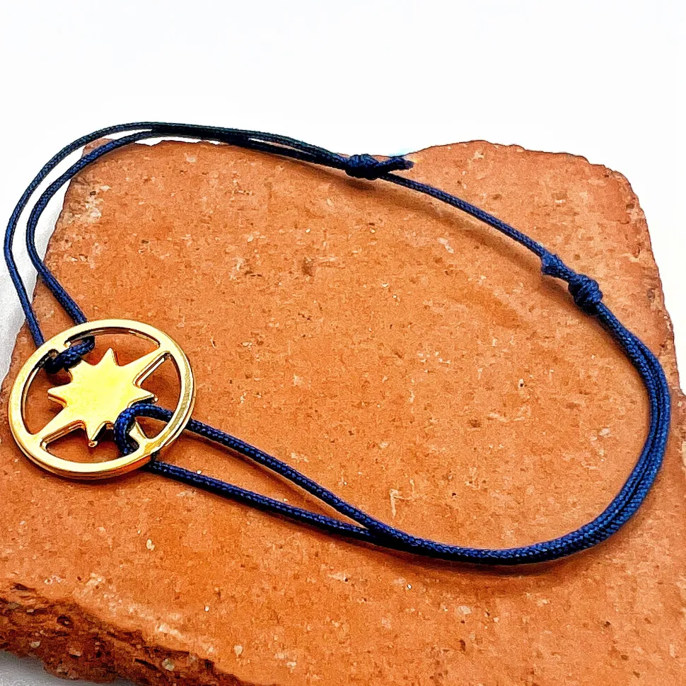 bracelet_rose_des_vents_d_1.webp Musardise Bracelet Rose Des Vents Dore< Bracelets