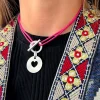 Musardise Collier Attache Coeur Gm< Colliers