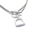 Musardise Collier Attache Etrier< Colliers