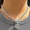 Musardise Collier Scarlett Medaille Martelee< Colliers
