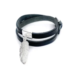 Musardise Cuir Plume< Bracelets