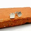 Musardise Puces D'Oreilles Carreaux< Boucles D'Oreilles